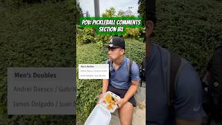 POV Pickleball comments section irl pickleball pickleballmemes [upl. by Adanar]