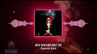 Raymie Rich  Weh Dem Know Bout Dis  Official Audio [upl. by Tahpos865]