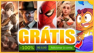 CORRE 4 JOGOS GRÁTIS na STEAM Promoções de até 80 Jogos Baratos para PC a partir de R9 [upl. by Richter]