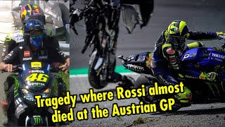 Tragedy where Rossi almost died at the Austrian GP ​​until the track layout was changed [upl. by Odama890]