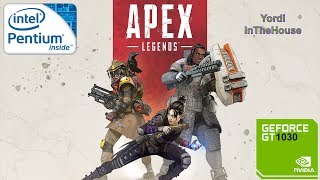 APEX LEGENDS  Pentium G3220  Asus GT1030  1080p  900p  720p [upl. by Htabmas]