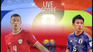 🔴 INDONESIA VS JEPANG LIVE SCORE  FIFA WORLD CUP 2026 AFC ASIAN QUALIFIERS [upl. by Iak]