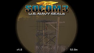 SOCOM 3 US Navy SEALs  Nautical Salvage  Mission 7 [upl. by Yodlem]