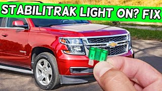 Why Stabilitrak Light On Chevrolet Tahoe Chevy Suburban 2014 2015 2016 2017 2018 2019 [upl. by Niel121]