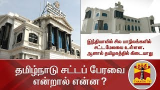 தமிழ்நாடு சட்டப் பேரவை என்றால் என்ன  TN Assembly  Easy Explanation [upl. by Luana]