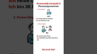 Personalpronomen ich und du [upl. by Eitsirc]