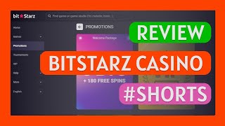 Bitcoin Online Casino  Bitstarz Casino Welcome Bonus  Play Online Slots  Shorts [upl. by Iorgo]