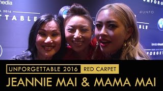 2016 Unforgettable Gala Red Carpet Jeannie Mai [upl. by Eynaffit]