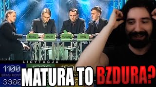 ŁEPKI UDOWADNIAJĄ ŻE MATURA TO BZDURA NAUCZYCIELE GNIECENI 😎  Oglądam AWANTURA O KASĘ 92 [upl. by Niveb]