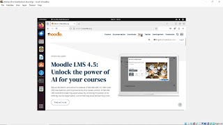 How To Install Moodle on Ubuntu Dekstop 2204 [upl. by Sontag876]