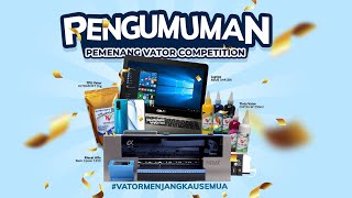 Penjurian amp Pengumuman Vator Ink Competition [upl. by Nagorb]