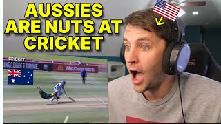 American reacts to AMAZING Direct Hits in Cricket [upl. by Ahsiemac]