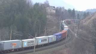 Schwere Güterzüge der ÖBB auf den Weg nach Payerbach Reichenau am Semmering [upl. by Phelan]