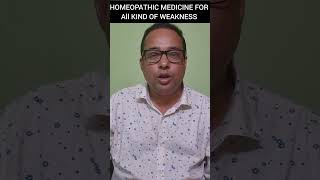 HOMEOPATHIC MEDICINE FOR ALL KIND OF WEAKNESS homeopathicmedicine homeopathy weakness [upl. by Hallock526]