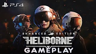 Heliborne Enhanced Edition Gameplay PS4 2023 [upl. by Asfah49]