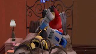 Simsformers Starscream X BumbleBee Woohoo clip [upl. by Trula985]