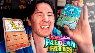 POKEMON PALDEAN FATES UNBOXING  AMAZING PULLS [upl. by Ameer]