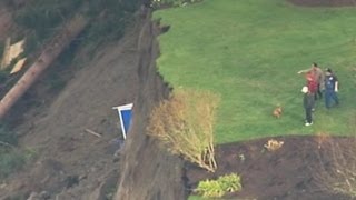 Washington Homes on Edge After Massive Landslide [upl. by Yttocs]