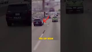 Cop Tailgates Anxious Driver dashcam police road [upl. by Yneffit68]