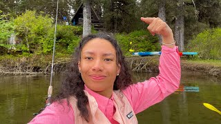 3 Days Fishing Kayaking and Cabin Camping in Alaska [upl. by Yim]