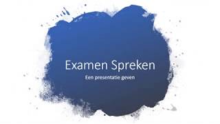 Examen Spreken [upl. by Einalem123]