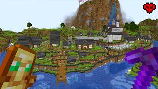 The ULTIMATE VILLAGER ISLAND in Hardcore Minecraft [upl. by Valsimot900]