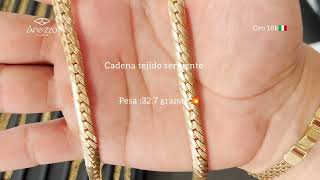 Cadena de oro precio Colombia 1275000 colombia oro18k [upl. by Shakti]