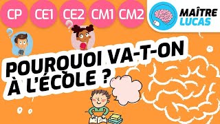 Pourquoi vaton à lécole  Enseignement moral et civique CP  CE1  CE2  CM1  CM2  Cycle 2  3 [upl. by Ginnifer631]