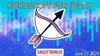 Sagittarius♐️😇 THE UNIVERSE HAS SOMETHING FOR YOU 😇💙💙SAGITTARIUS horoscope for today JUNE 23 2024 ♐️ [upl. by Eyt]