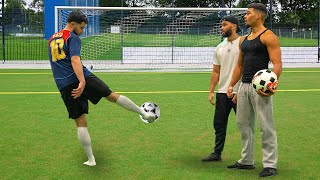 FUSSBALLCHALLENGE vs PRANKBROS [upl. by Llimaj474]