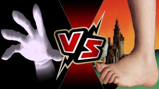 Master Hand VS Monty Python Foot NO RULES DUELS [upl. by Knowlton670]