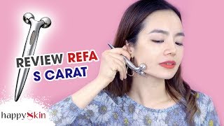 “KINH NGẠC” Lần Đầu Thử Cây Lăn Nâng Cơ Thon Gọn Mặt 😱  ReFa S Carat Review  Happy Skin [upl. by Gabrielson722]