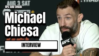 Michael Chiesa Full UFC Abu Dhabi Media Day Interview [upl. by Etnahc]