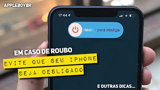 Com IMPEDIR QUE seu iPHONE SEJA DESLIGADO caso seja Roubado [upl. by Bonneau569]