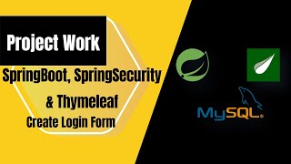 42 Login Form in Spring application  springboot and thymeleaf project [upl. by Sdlonyer818]