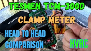 TESMEN TCM300D Multi Clamp Meter Head to Head Comparison [upl. by Bland]