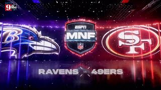 ESPN Monday Night Football intro 2023  BALSF  Week 16 Christmas Day [upl. by Leizar]