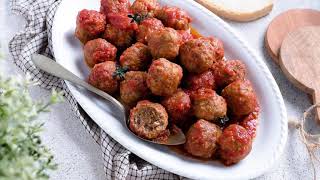 POLPETTE DI CARNE AL SUGO morbide e facili al pomodoro [upl. by Vassell]