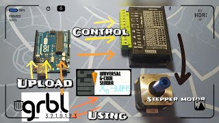 How to uploadgrbl on Arduino uno and use UGS to control your CNC axis step by step in only 6 min [upl. by Olympie]