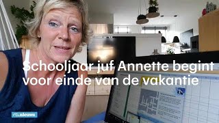 Start van het schooljaar van juf Annette [upl. by Robbie763]