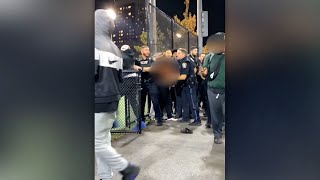 7 arrested after fight breaks out near HS football game in Boston [upl. by Perkoff406]