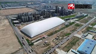 Cement Storage Air Dome  Pollution Prevention [upl. by Russi]