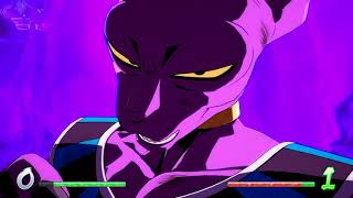 Dragon Ball FighterZ  Beerus vs Zamasu Fused Hakai Easter Egg [upl. by Learsiy]