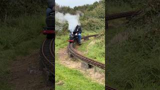 Miniature Train runs out of Steam 🚂💨 miniaturerailway modelengineering modelengineer [upl. by Izzy]