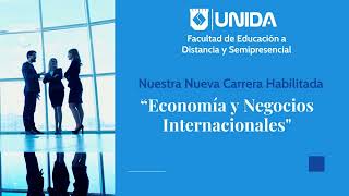 Carrera Economía y Negocios Internacionales [upl. by Acisej]