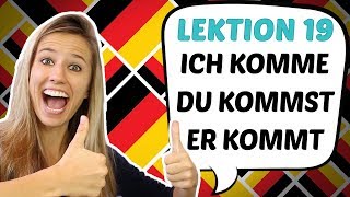 GERMAN LESSON 19 EASY Conjugation of German REGULAR VERBS  Personal Pronouns [upl. by Bremen131]