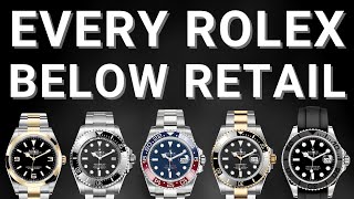 79 Rolex Watches You Can Buy Below Retail [upl. by Edrock]