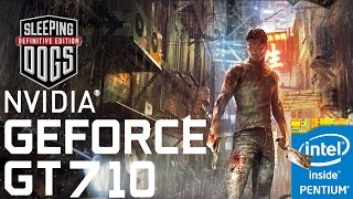 Sleeping Dogs  nVidia Geforce GT 710  Intel G3220 [upl. by Legim]