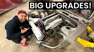 1000HP 2JZ gets FITTED with some wild parts [upl. by Cramer]