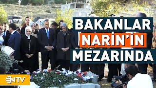 3 Bakan Diyarbakırda Narinin Mezarını Ziyaret Etti  NTV [upl. by Amick933]